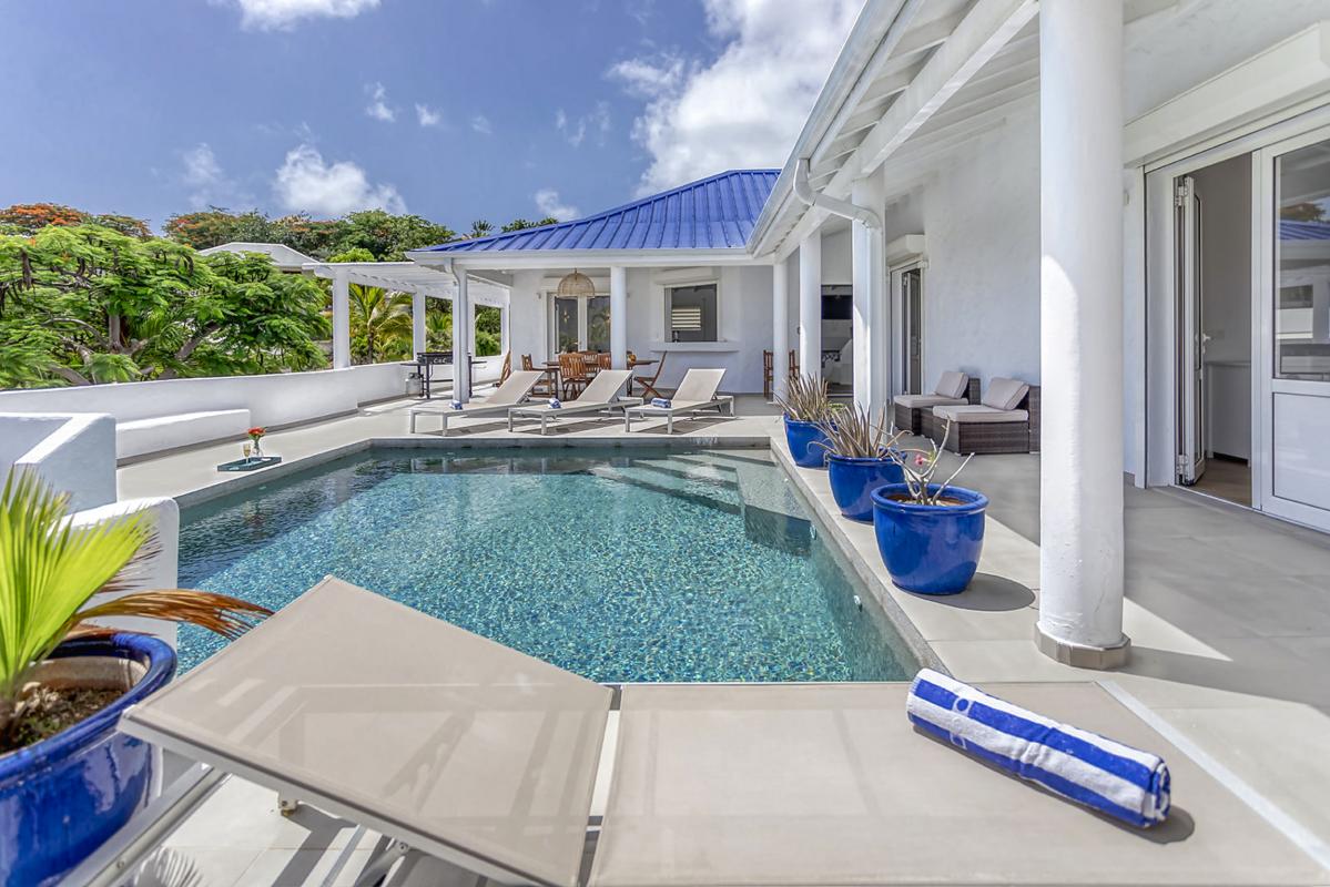 Location Villa Baie Orientale Saint Martin_ Piscine - 5